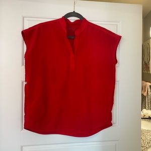 Figs pop red Rafaela top